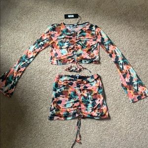 Worth Every Dollar Skirt Set Dolls Kill